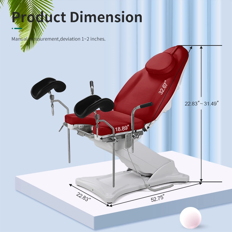 Hospital Medical Bed Gynecological Examination Chairs Treatment Table